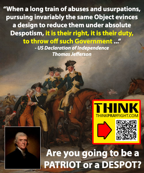 Are you going to be a PATRIOT or a DESPOT?